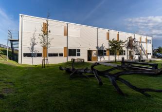 Tijdelijke huisvesting voor een school